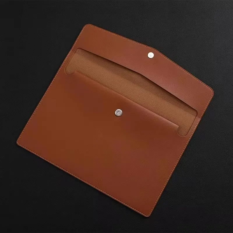 Wasserdichte Aktentasche aus Leder, A4, Business-Aktentasche, Aktenordner, Daten, Dokument, Papier, Organizer, Aufbewahrungstasche, Schule, Büro, Schreibwaren