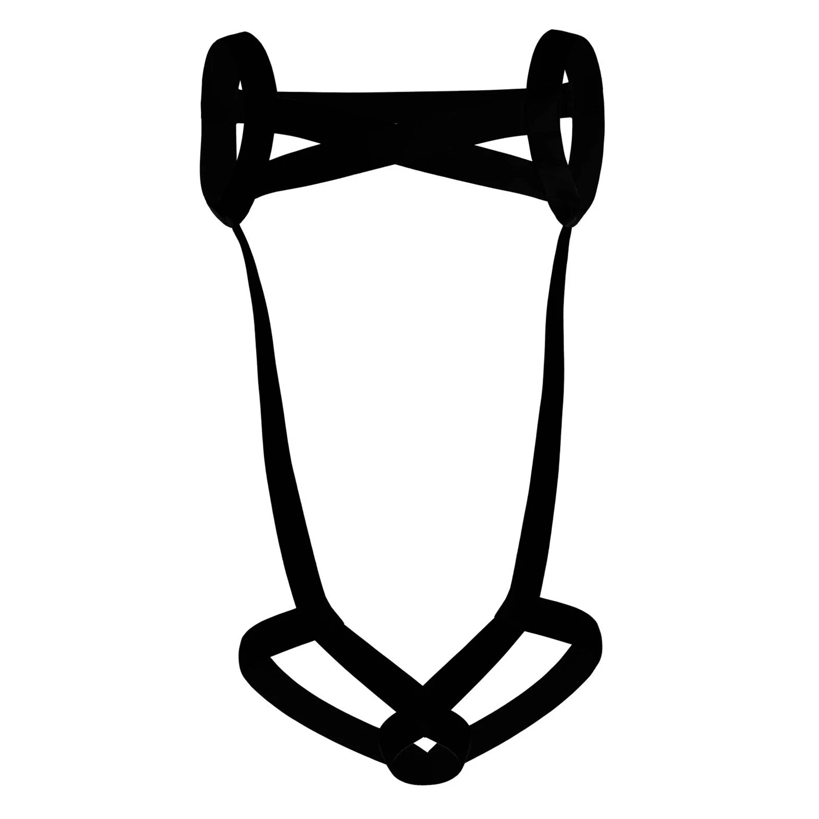 

Sexy Mens Cross Front Hollow Out Harness Belt Stretchy Body Shoulder Chest Straps Bodysuit for Gays Lingerie Erotic Accessory