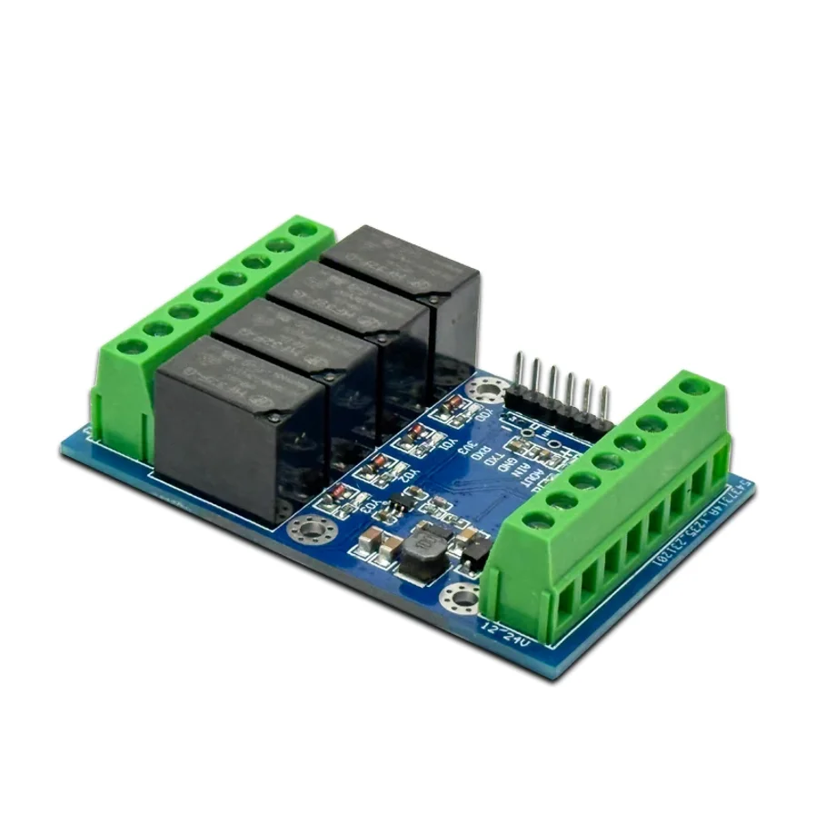 Domestic Simple PLC Industrial Control Board Compatible With Mitsubishi FX3U 6 Channel Input and 4 Channel Relay Output