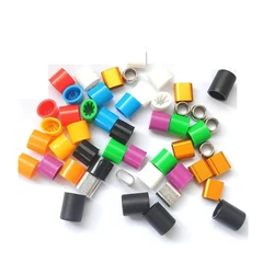 Disposable oval closure buckle Signature Ribbon bracelet Bead Colorful sliding hand ring buckle Active wristband buckle,lock