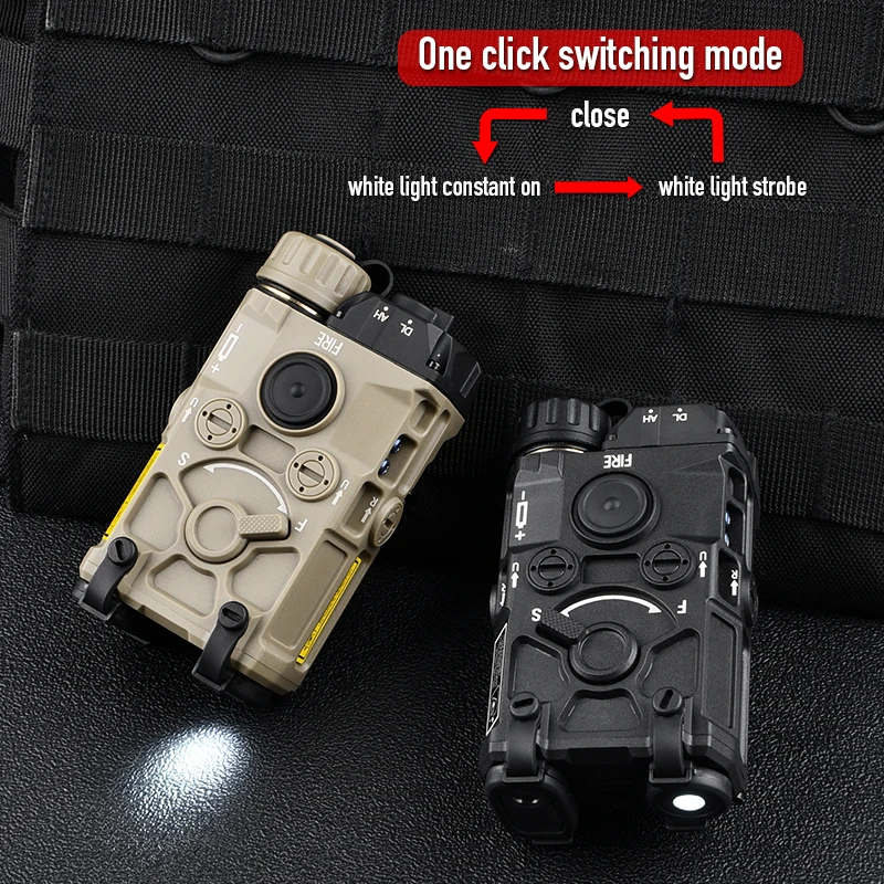 Imagem -03 - Wadsn-tactical Strobe Lanterna Arma de Caça Scout Luz Branca Constant on Indicador Ogl Nylon Plástico sem Laser