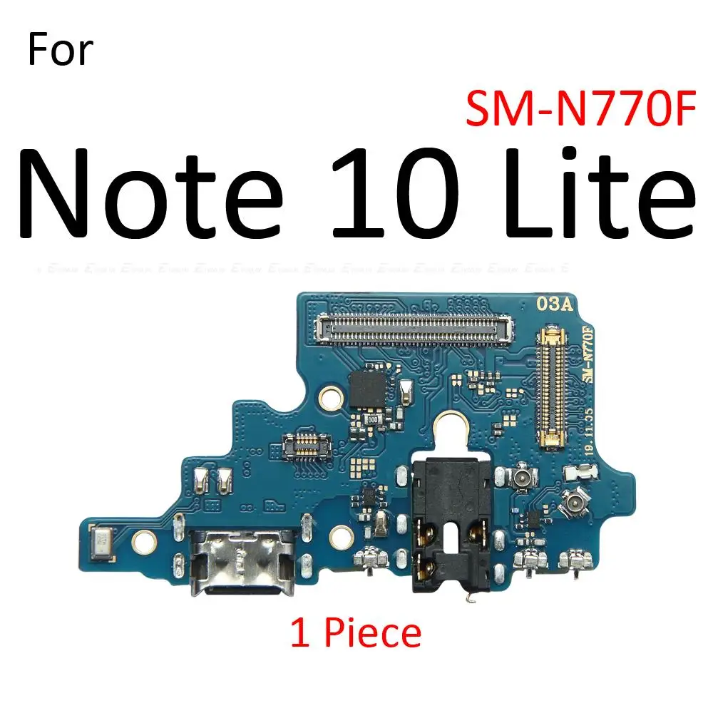 Fast USB Charging Charger Dock Port Board With Microphone Mic Flex Cable For Samsung Galaxy Note 8 9 10 Plus Lite 20 Ultra