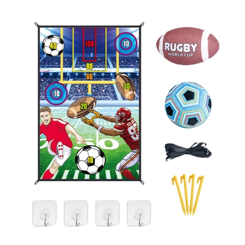 Toy with Targets for Little Athlete Children's Motor Skills Soft Soccer