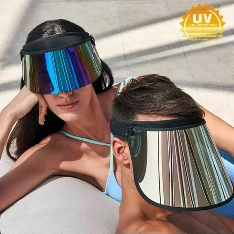 2025 New Fashion Casual Sun Hat Facial Beauty Visor Anti-UV Outdoor Sports Hiking Cycling Fishing Sun Hat