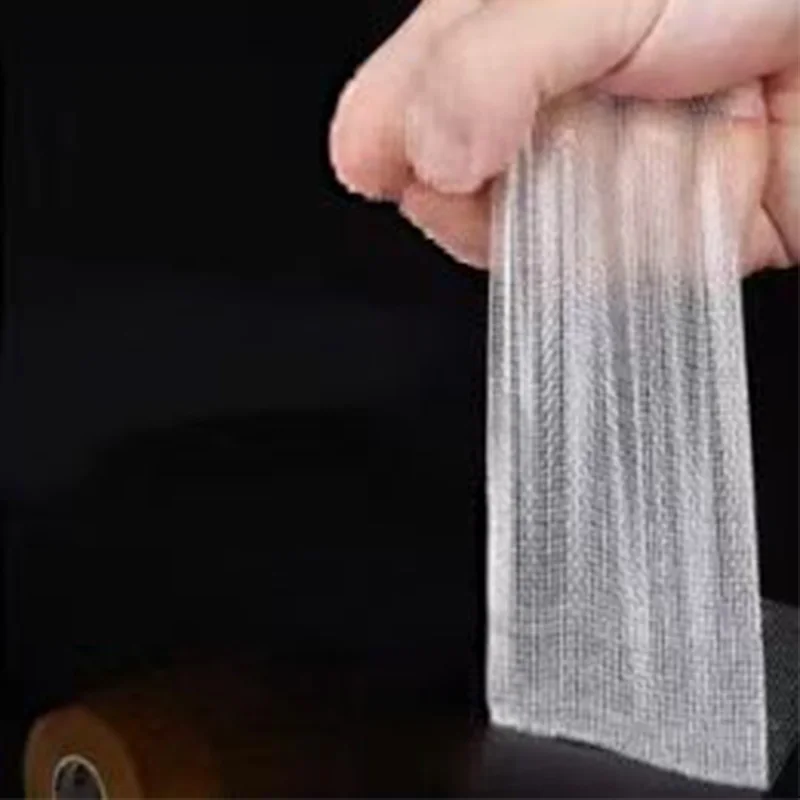 Duty Super Thin Double Sided Tape with Strong Fixation Translucent Mesh Double Tape Traceless Powerful Grid Carpet Tape