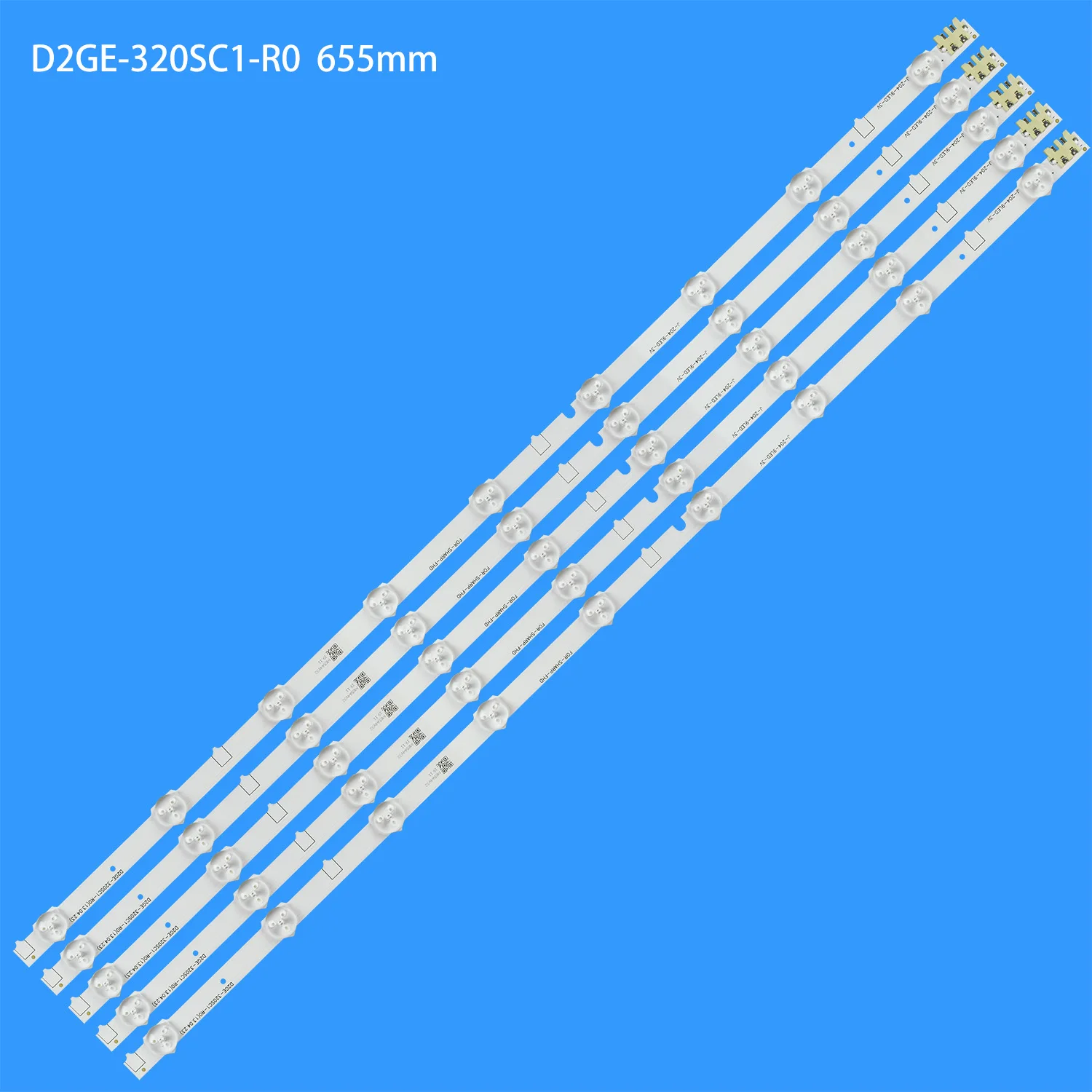 Striscia di retroilluminazione a LED per UE32F5000AW UE32F6400AK UE32F6400AW UE32F5000AS HF320BGS-V1 BN96-28489A UE32F4500AW UE32F6400