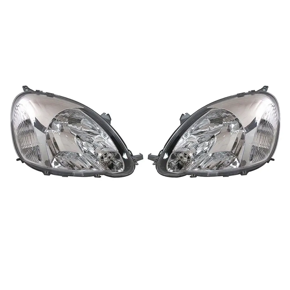 Pair Car Headlights For Toyota Vitz Yaris 1999 to  2006 81130-0D090 81170-0D090 81130-0D080