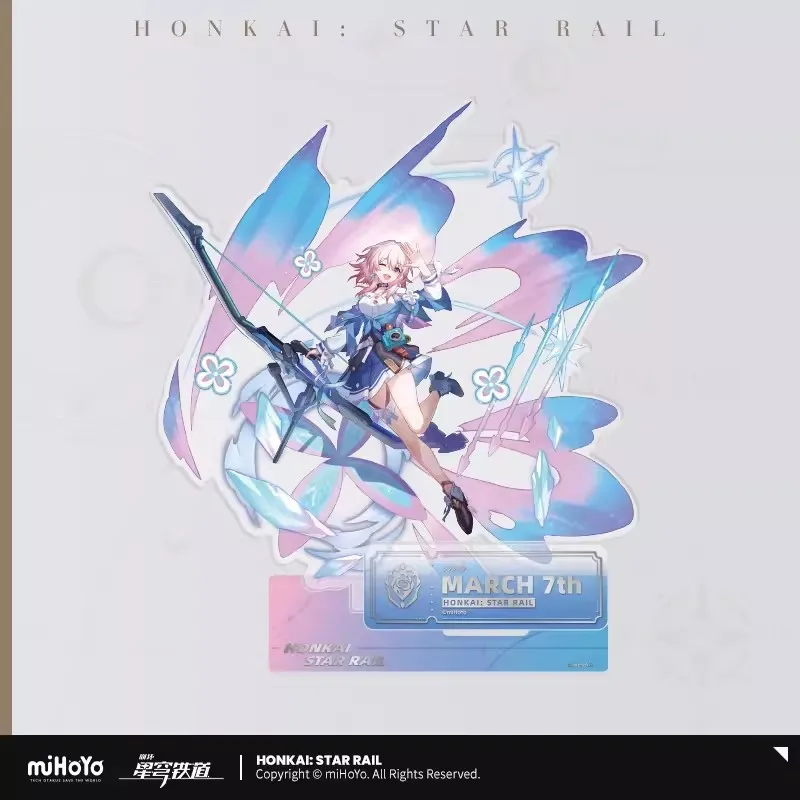 MiHoYo ufficiale Honkai Star Rail Standing Series acrilico Lipai CUN HU MING TU marzo 7th Gepard FuXuan Cosplay regalo secondario