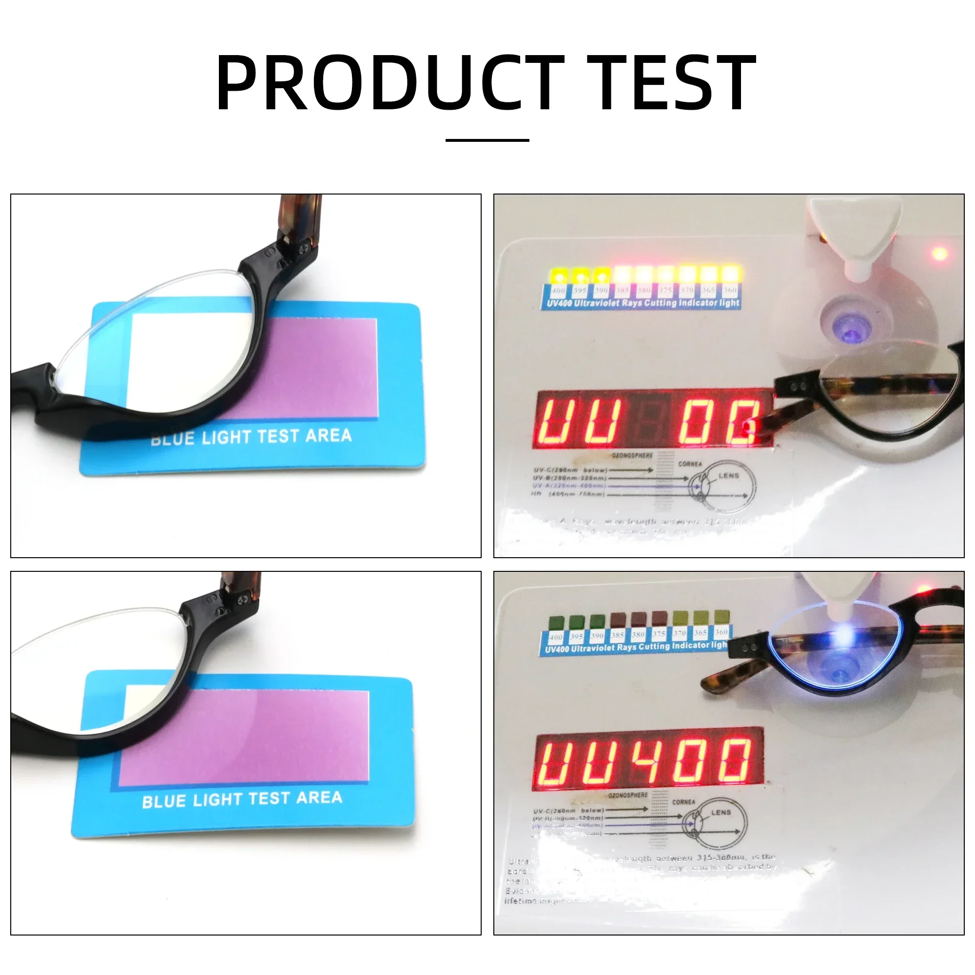 IENJOY Half Frame Anti-blue Reading Glasses Women with Spring Hinge Eyeglasses Magnifier Presbyopic Glasses for Men 1.0 2.0 3.0