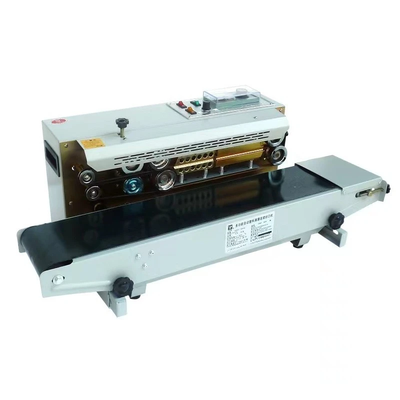 

Plastic film continuous sealing automatic machine Aluminum bag Kraft paper Plastic thermal bonding sealing machine