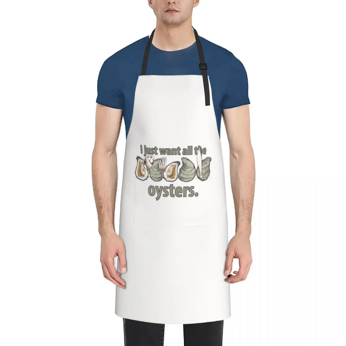 

All the Oysters Apron Kitchen For Women work ladies carpenter home women Apron