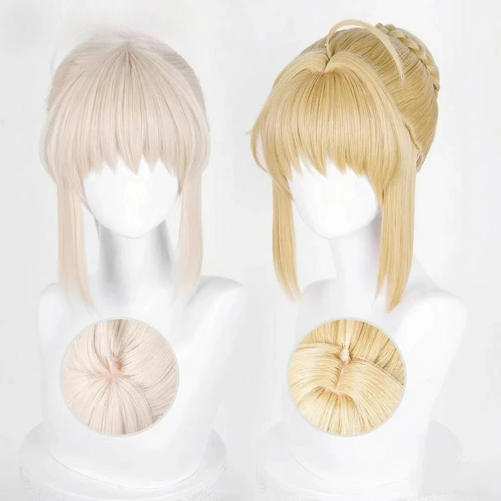 

IN STOCK Saber Cosplay Wig MiukoCosplay Game Honkai: Star Rail x Fate Series Cosplay