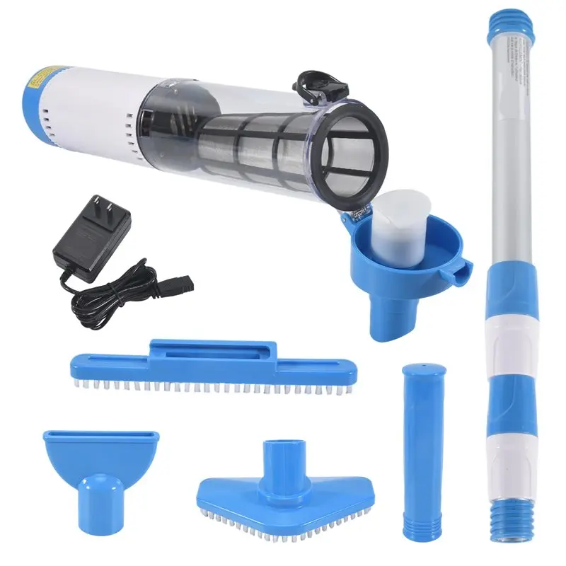 

US PLUG 3 In 1 Cordless Pool Vacuum,Handheld Pool Cleaner For Spas,Hot Tubs And Small Pools For Sand And Debris