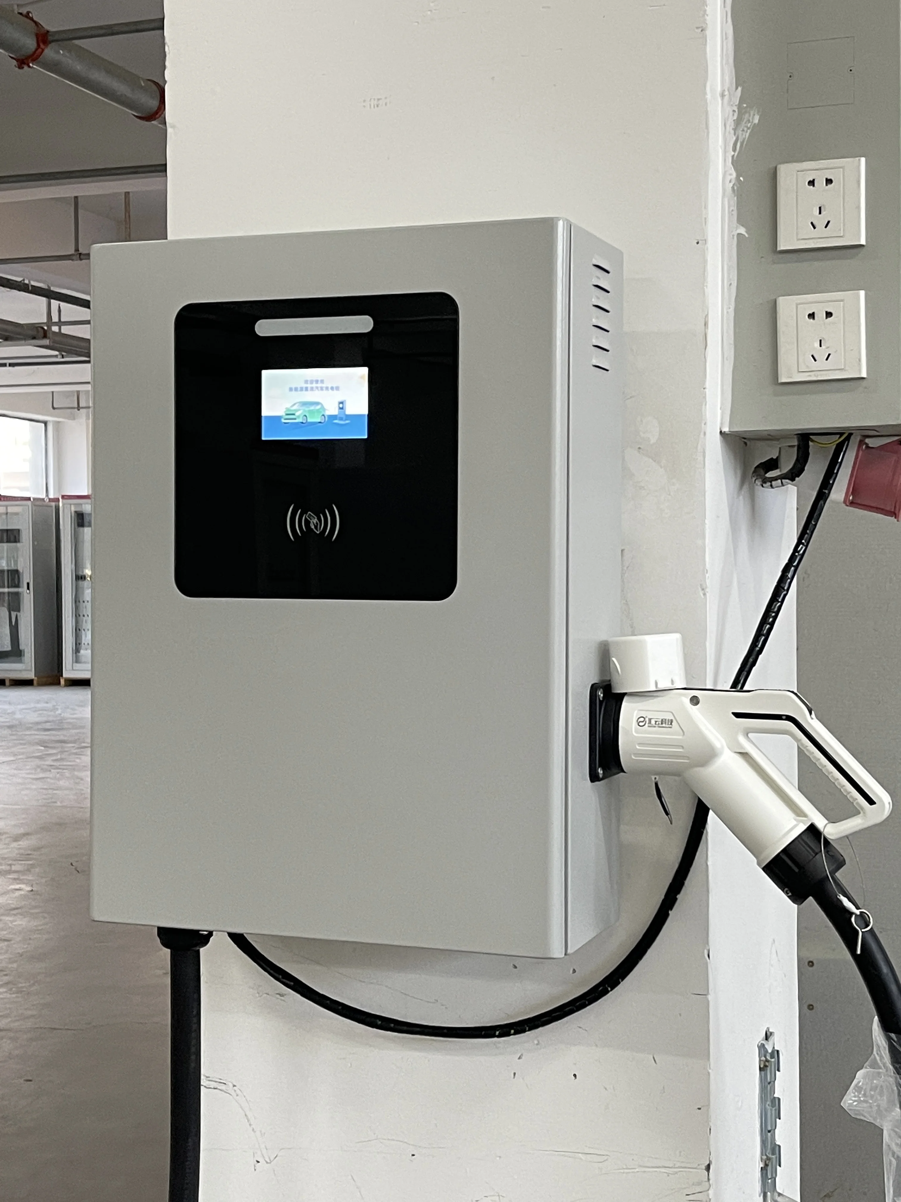 Tary-caja de pared impermeable personalizada, cargador de CA a CC EV GB/T, fabricante 15, 20kw, 30kw, 40 vehículos de nueva energía con conector GBT