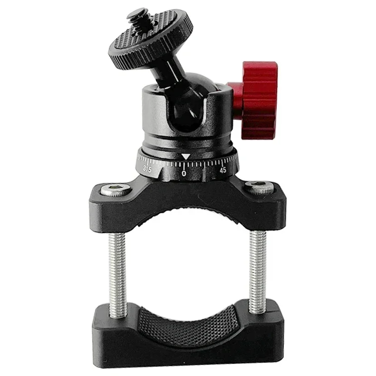 

Super Clamp 1.5kg/3.3lb Load Ball Head Bike Motorcycle Handlebar Attachments Metal DSLR Mount Accessories