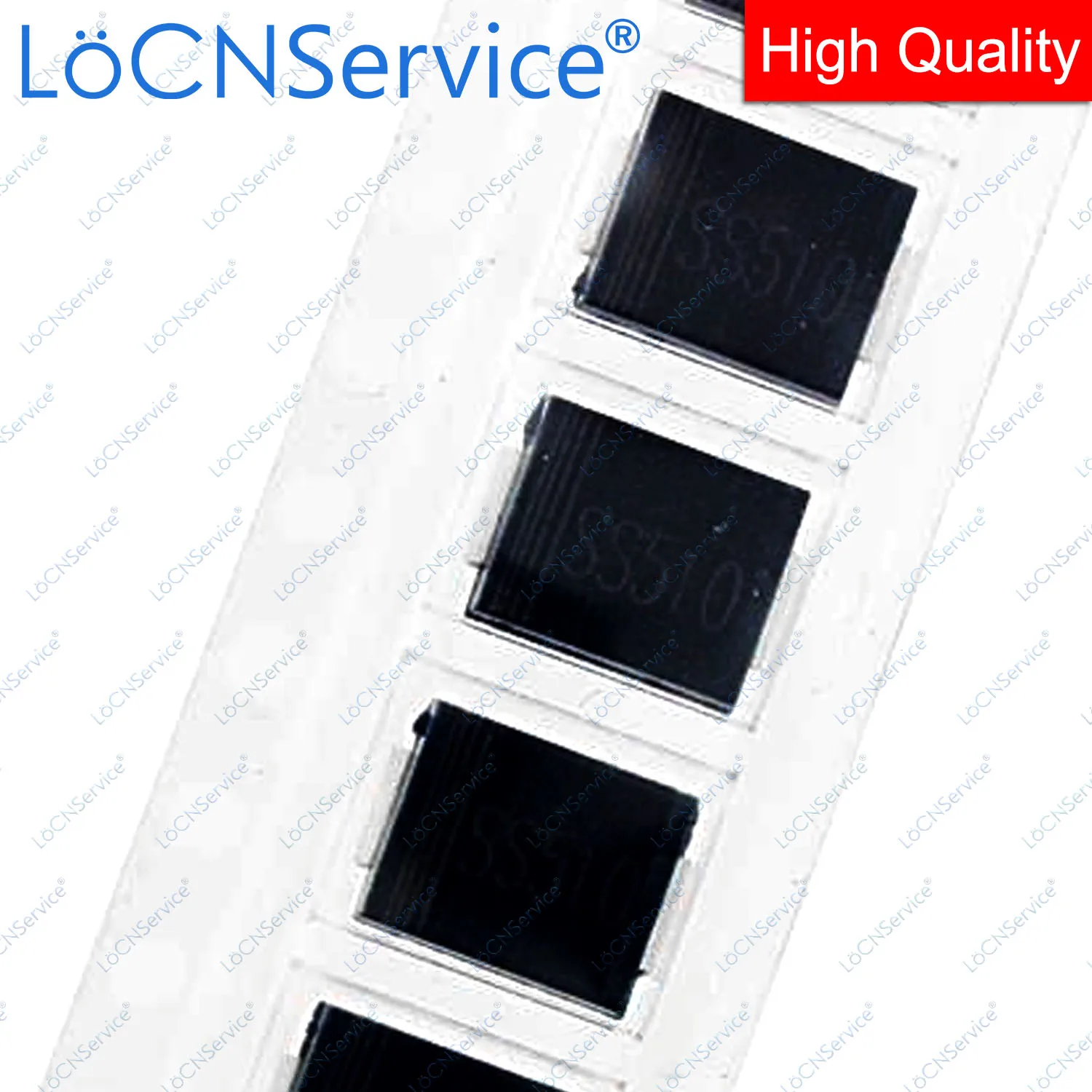 LoCNService 3000PCS SMC SS54 5A 40V SS56 5A 60V SS510 5A 100V DO-214AB Chiński Wysokiej jakości SR540 SR560 SR5100