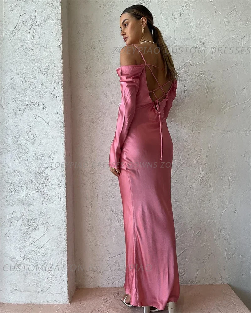 Hete Roze Strand Formele Jurken Off Shoulder Korte Casual Feestjurk Voor Bruiloft Speciale Gelegenheid Cocktail Jurken Robe Soirée