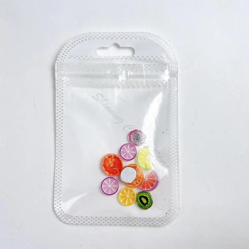 60PCS Multipurpose Craft Pendant Fruit Slices Jewelry Component Jewelry Making Accessory for Necklace Bracelet