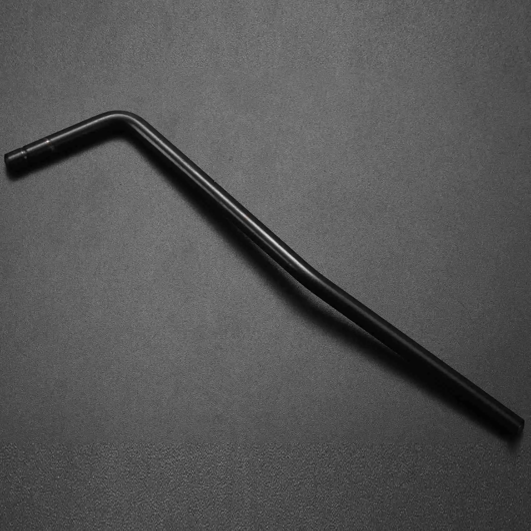 (ABHW) Bras de tremolo pour guitare électrique à insertion directe - Chrome - Noir / Diamètre de l'insertion 6 mm