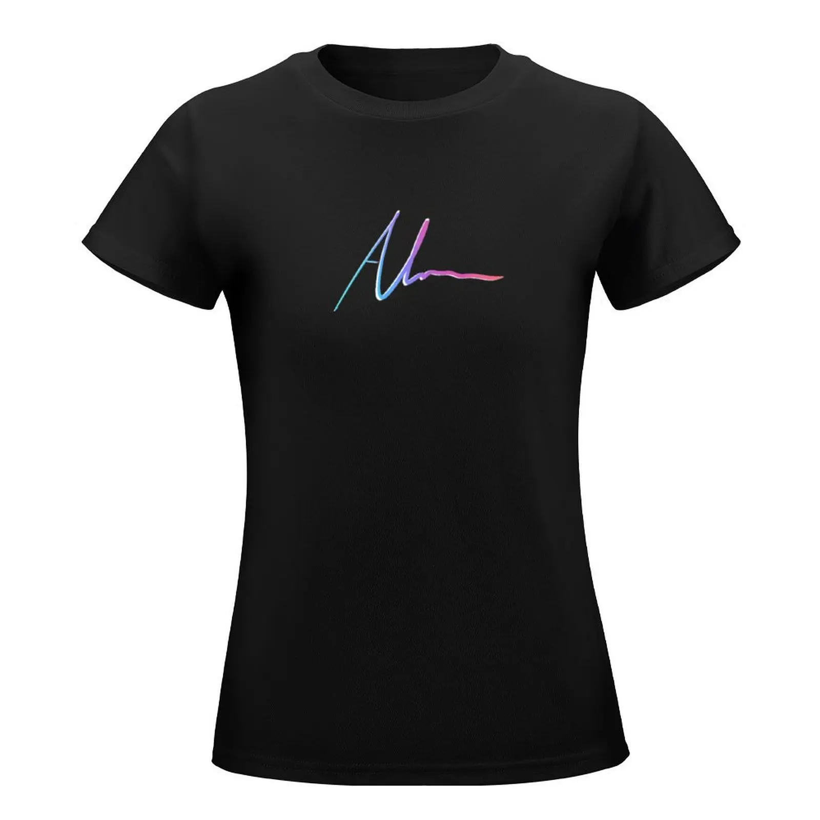 Alana's Signature, T-Shirt korean fashion cute tops Female clothing customizeds t-shirts for Women graphic tees funny