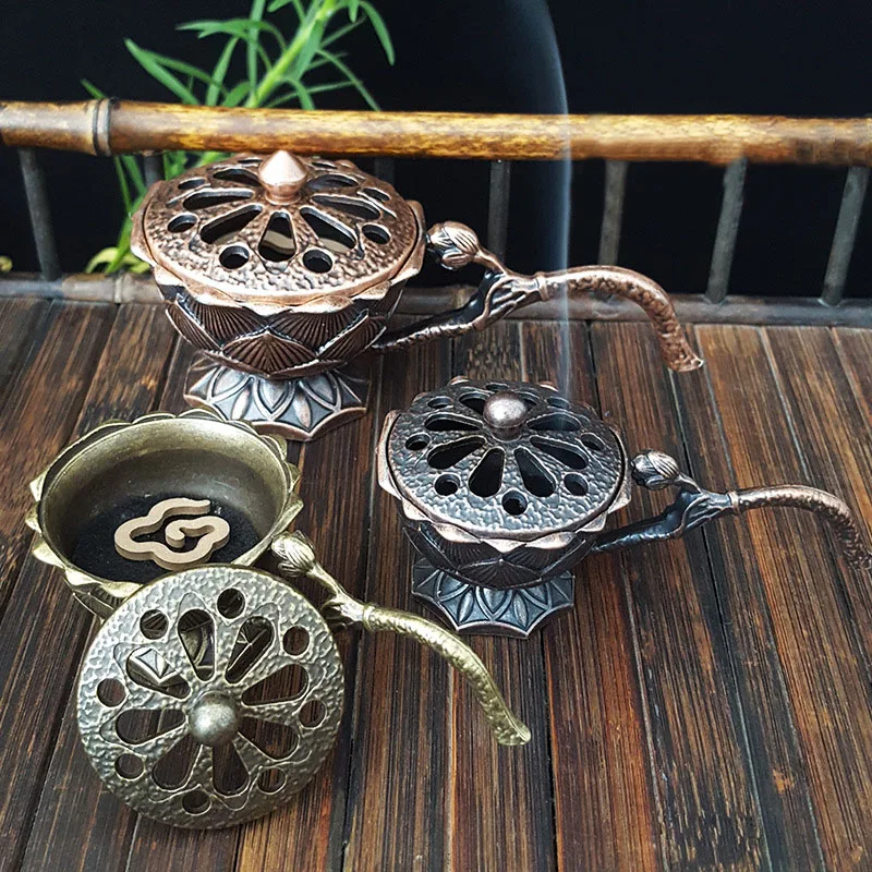 Lotus Metal censer holder lotus seedpod high quality life home office living room decor wedding birthday christmas new year gift