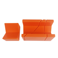 B08B-Miter Box For Woodworking 45/90 Degree Multi-Function Angle Slot Type Saw Box Precise Preset Cutting Box For Woodworking