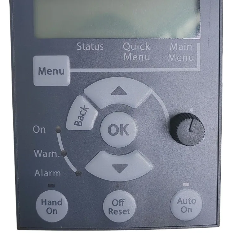 Inverter operation panel LCP12 speed control display