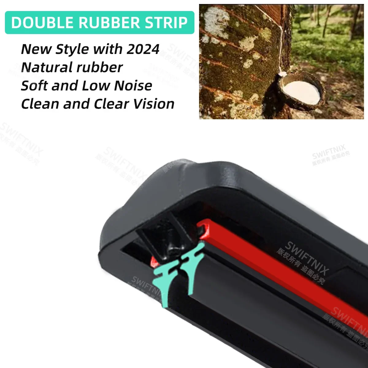 Double Rubber Car Wiper Blades for VW Golf 7 MK7 2012-2018 Windshield Wipers Rubber Car Accessories 2014 2015 2016 2017 2018