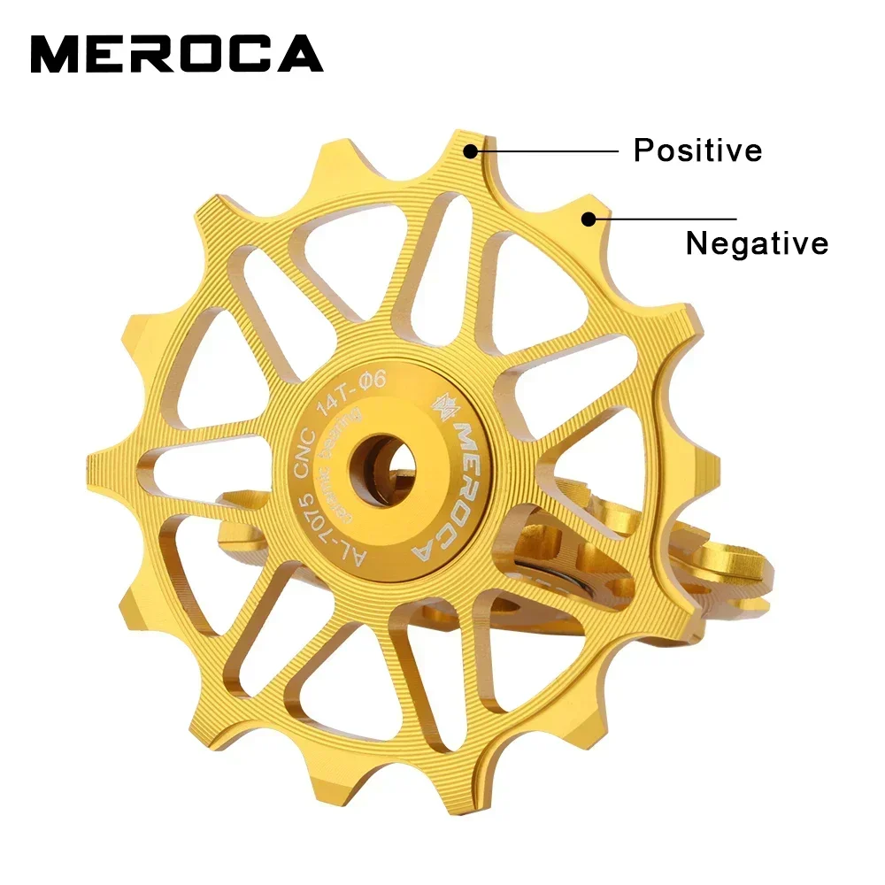 12 14T Road Bike Ceramic Bearing Pulley 8V 9V 10V 11v Rear Derailleur Guide Wheel for Sram Shimano Mountain Bike Derailleur