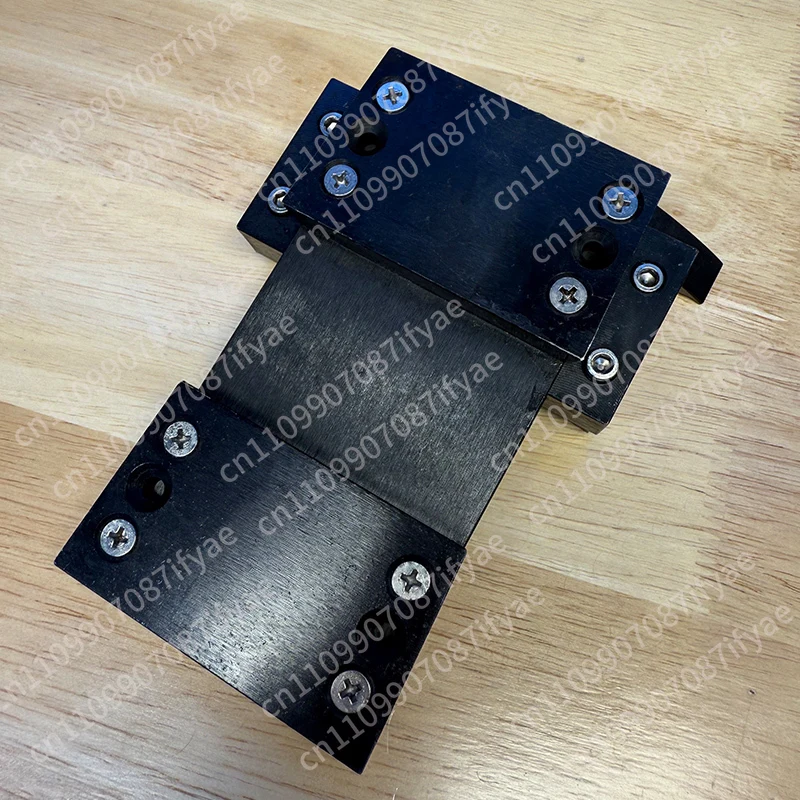 Sliding adjustment positioning slider, double-layer sliding lifting dovetail micro-insert seat, sunk iron quick release device
