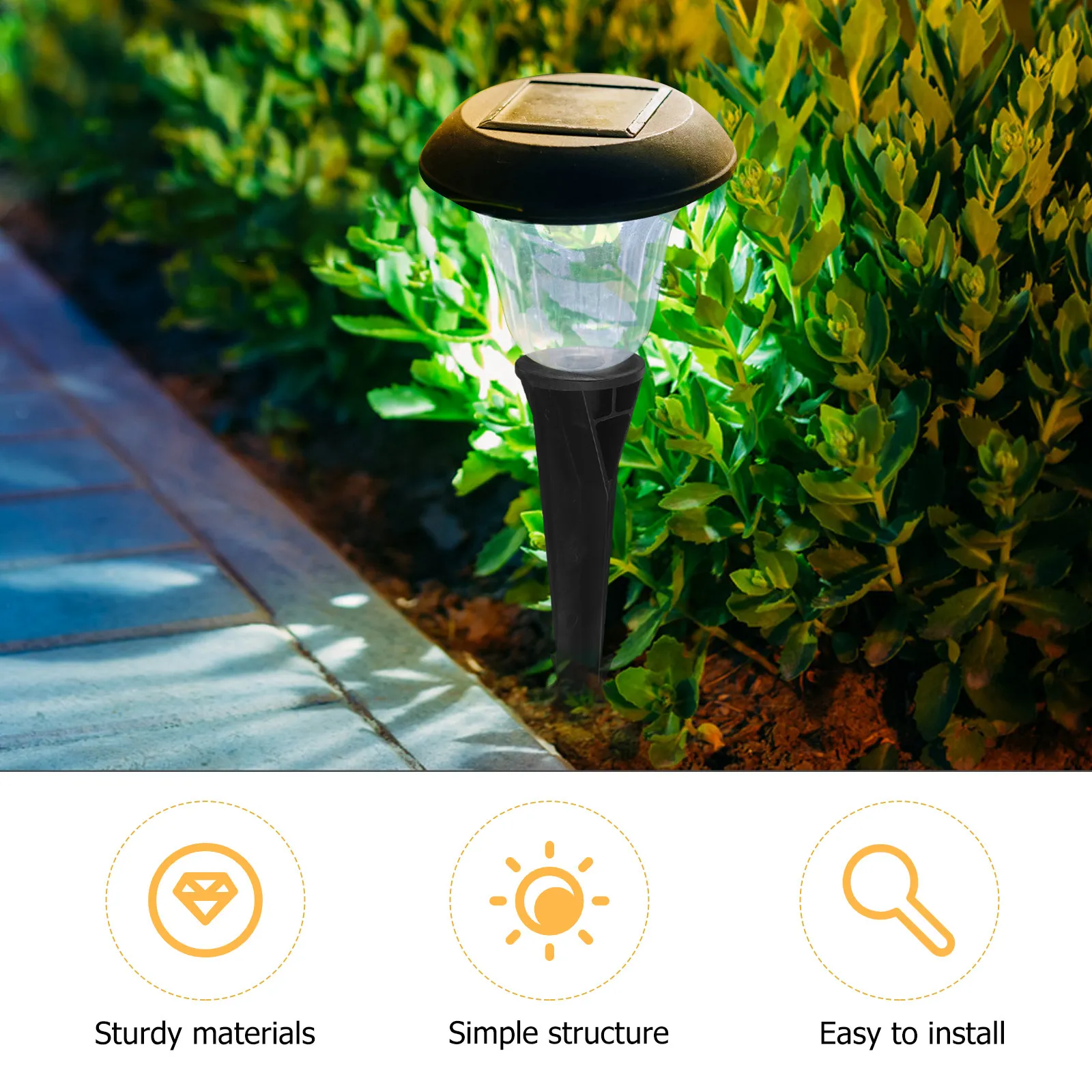 4Pcs ABS Ground Stakes Replace - Outdoor Lighting In Ground ulasan dan harga