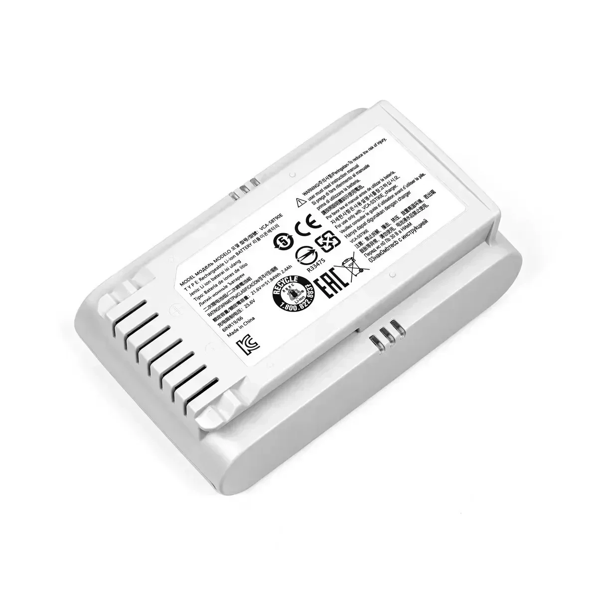 لبطارية المكنسة الكهربائية سامسونج 21.6 فولت jet70 VS15T7032P4 VCA-SBT90E 5000 مللي أمبير بطاريات قدرة تحمل طويلة #5