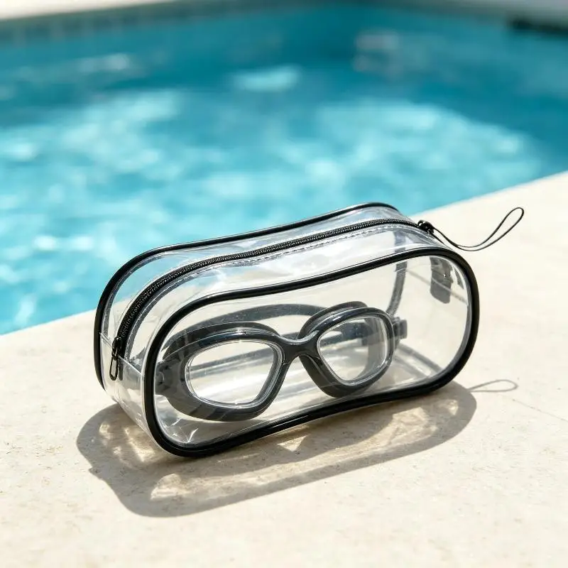 Moisture Proof Waterproof Swimming Goggles Storage Bag Anti-dust Protective Eyewear Pouch for Swim Training Outdoor Activities