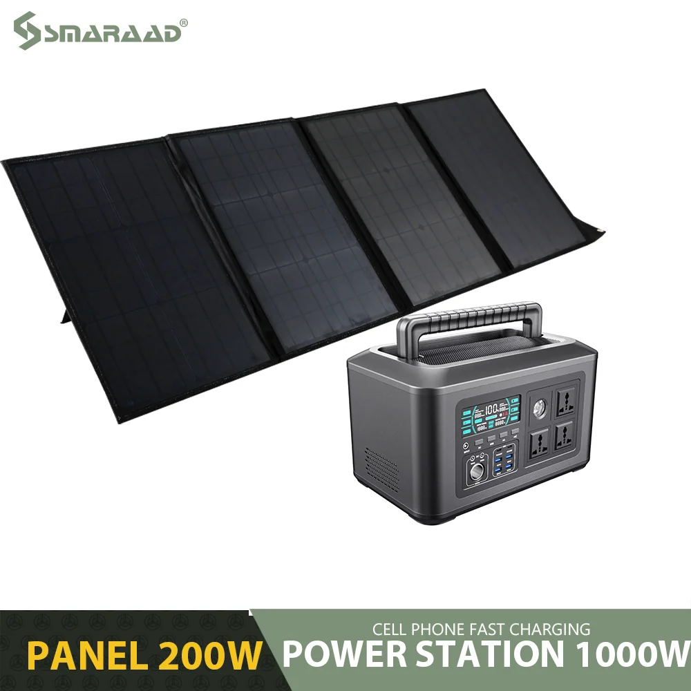 Imagem -02 - Gerador Solar Portátil da Estação de Energia 1000wh Peak1150w 100v Outlets 240v ac Outlets Bateria de Backup Cpap rv Van ao ar Livre