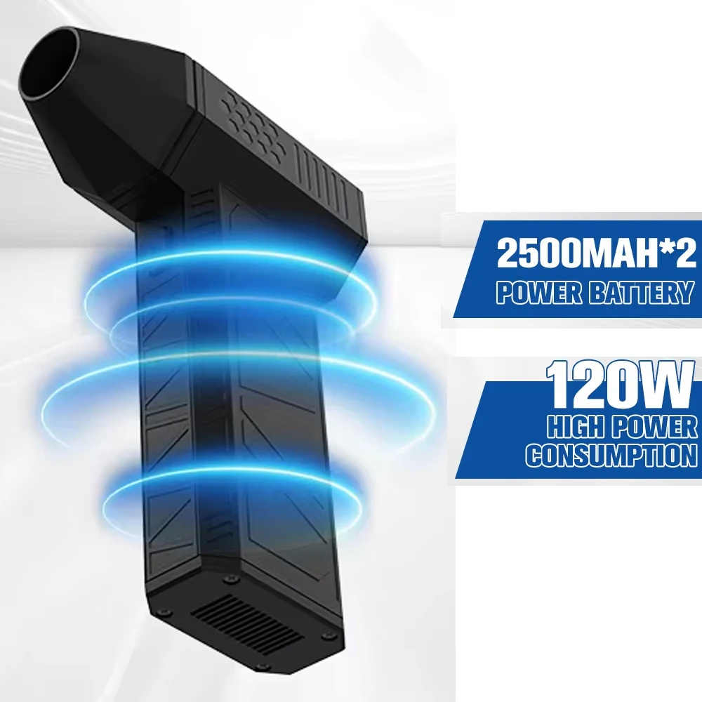 

Handheld Brushless Motor 510,000 RPM 3nd Generation X3 Violent Blower Mini Turbo Jet Fan Wind Speed 45m/s industrial Duct Fan