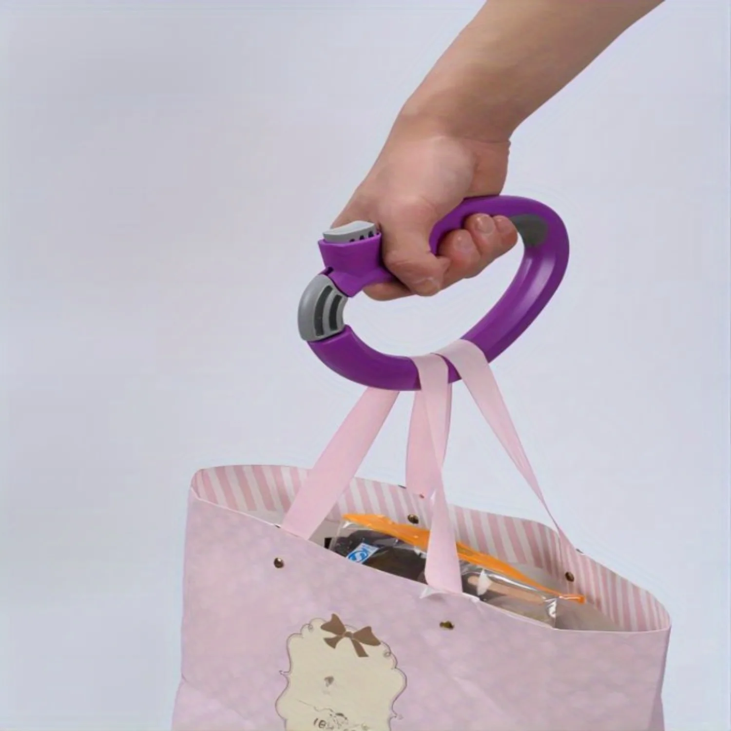 

Ergonomic Grocery Bag Carrier - Lightweight Comfort Grip for Easy Shopping & Heavy Lifting