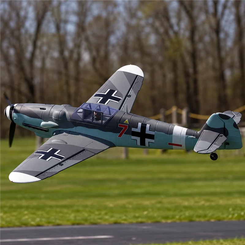 6 CH Dynam Model BF-109 1.3m Wingspan WWII RC Warbird Airplane, 4S Electric-Powered Scale Model PNP Version