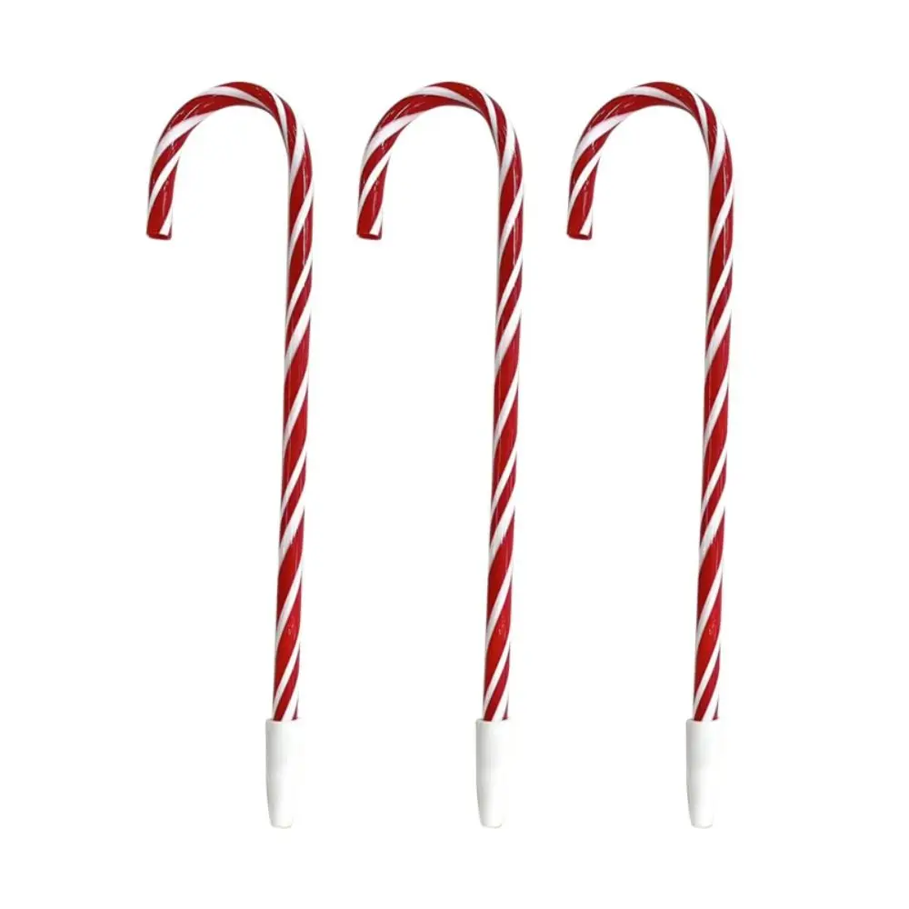 1PC Christmas Cane Pen Theme Pens Multi-function Gel Xmas Gifts Crutches Kids Style Students Ballpoint