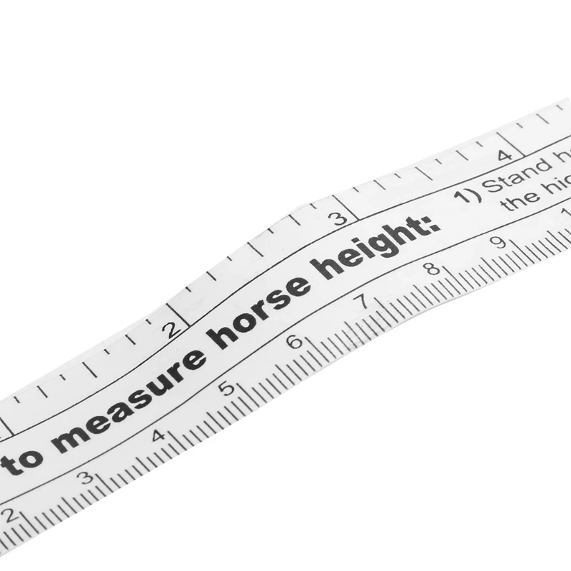 1185 Animal Measure Tape Horse & for Pony Easy Measure Soft Tape Height & Weight Tape