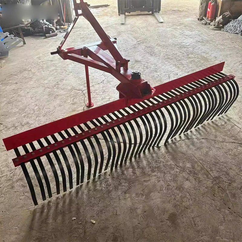 Trailed Weeder 1.5M/2.4M Trailed Weeder, Grass Rake Equipped with steel tines Three-point hitch Lawn Weeder (Customized)