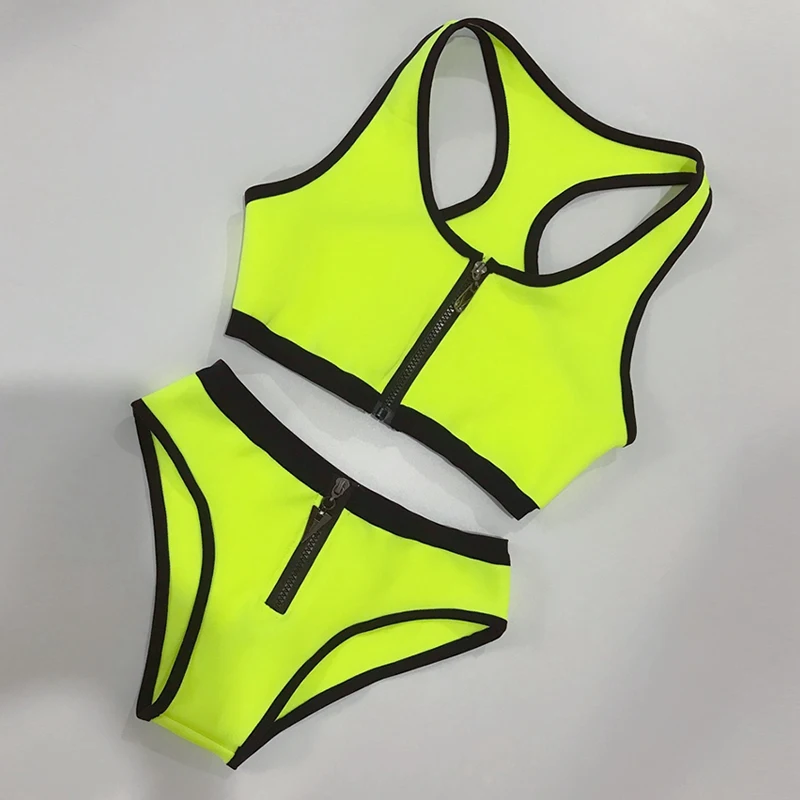 Fluorescent Yellow Nightclub Pole Dance Costume Sexy Gogo Dancer Performance Clothing Festival Party Rave Outfits Shorts VDL1345