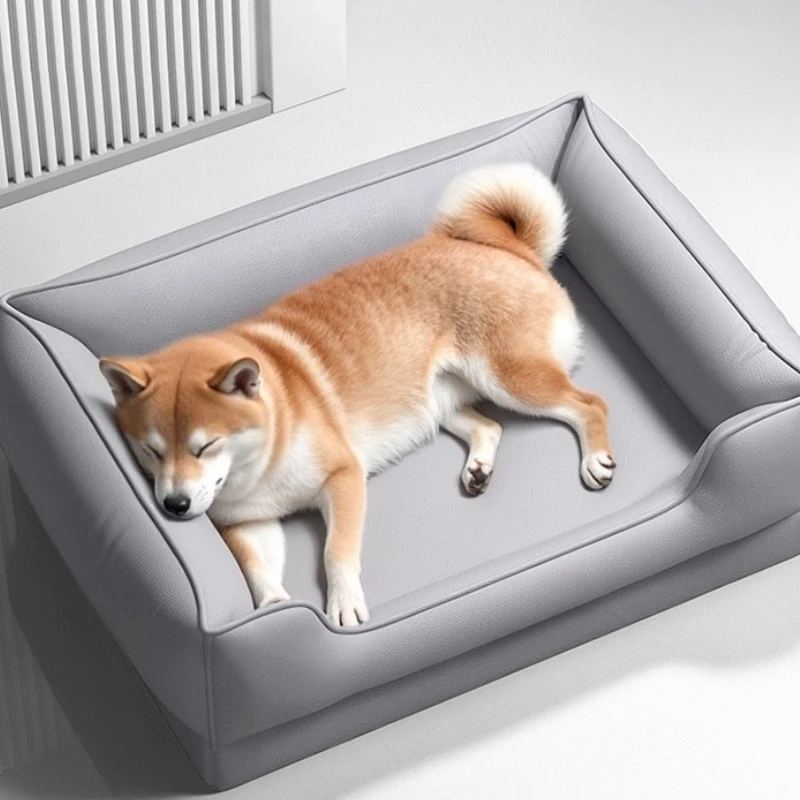

Водонепроницаемая кровать для собак, кожаный диван-кровать для собак, диван для домашних животных, мебельные аксессуары для собак, кровати, подушка для щенков, ящик, товары для продуктов