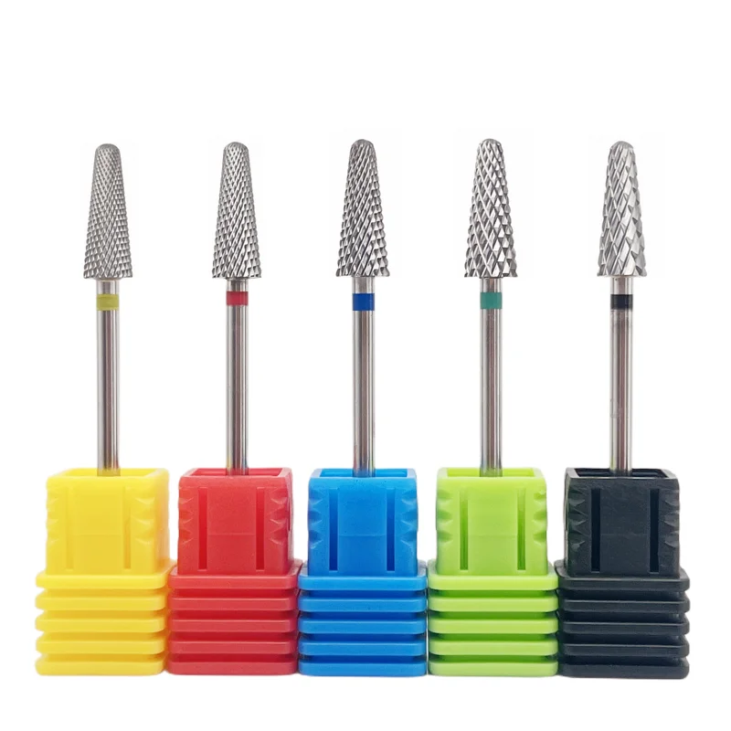 

1 Pcs Tungsten Steel Nail Polish Drill Bit, Nail Polishing Machine Head 2.35mm Tungsten Steel Milling Cutter, Nail Art Accessory