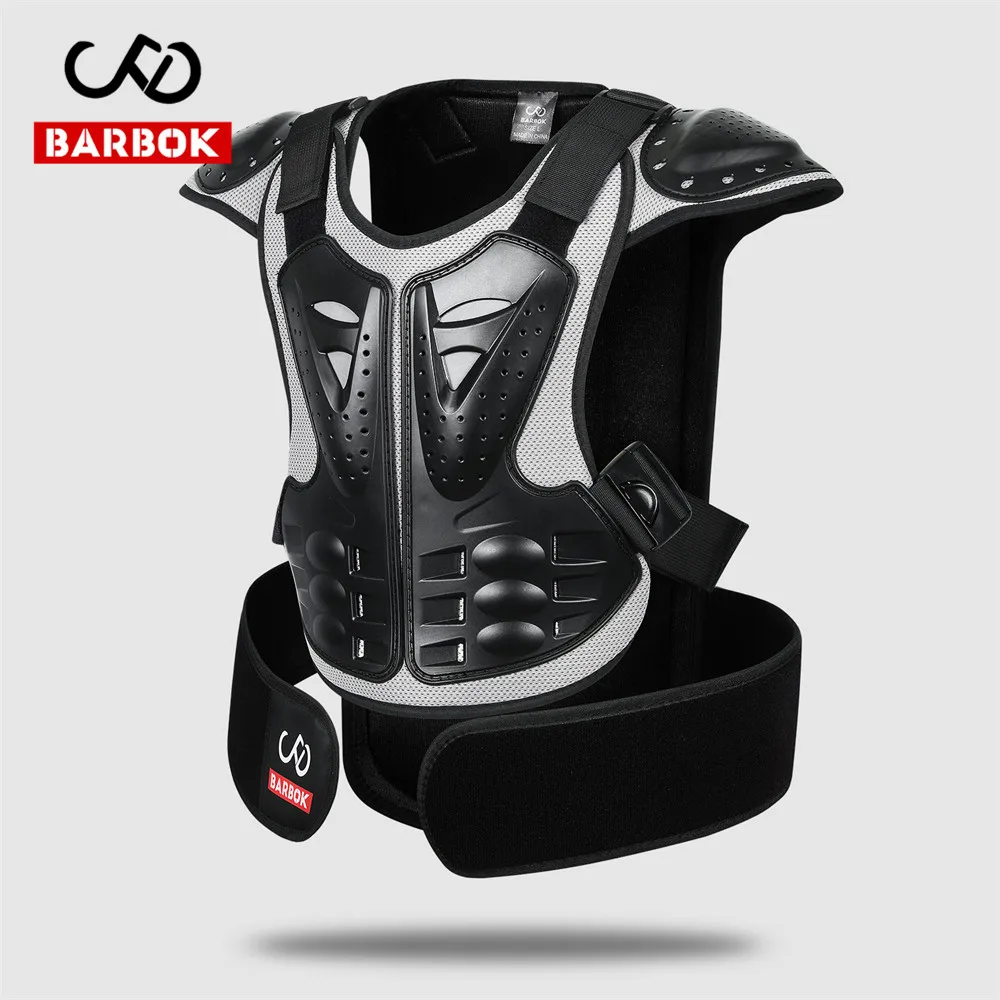 BARBOK Children Full Body Protector Vest Armor Kids Riding Jacket Anti Falling Protection Gear Motocross Armor