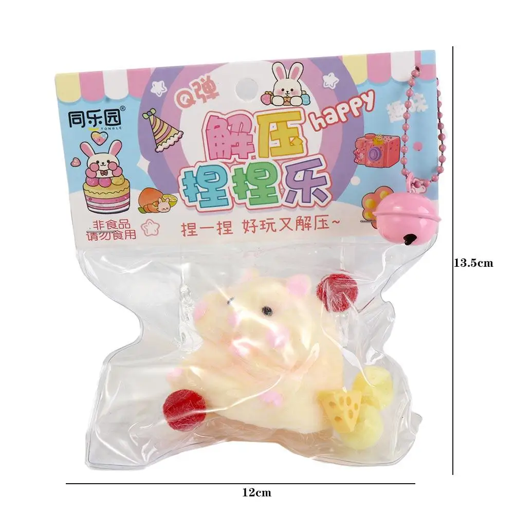 Pinch Toy Cartoon Cat Slow Rebound Toy Hamster Kawaii Hamster Slow Rebound Toy Soft Small Fresh Squeeze Paw Toys Toddlers