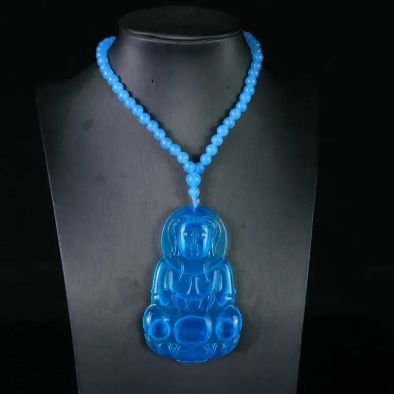 

Natural Fashion Blue Guanyin Brand Pendant, Necklace Jewelry