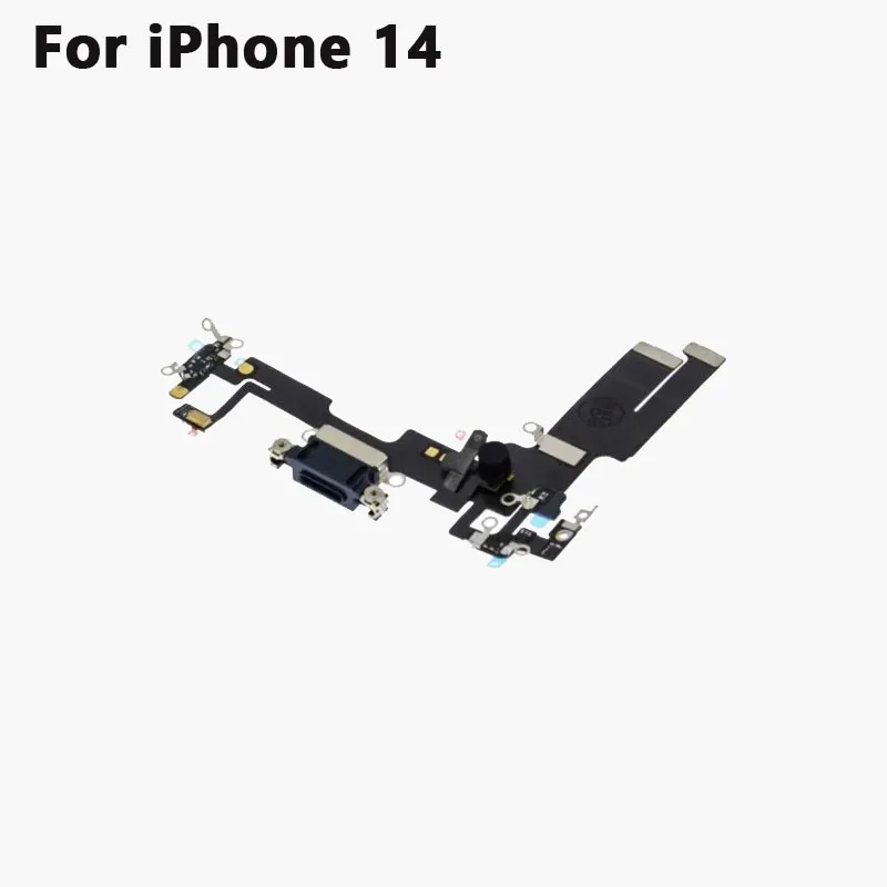 

New Charging Port Flex Cable for iPhone 14 14 Plus 14 Pro Max USB Charger Dock Connector With Microphone Ribbon Flex