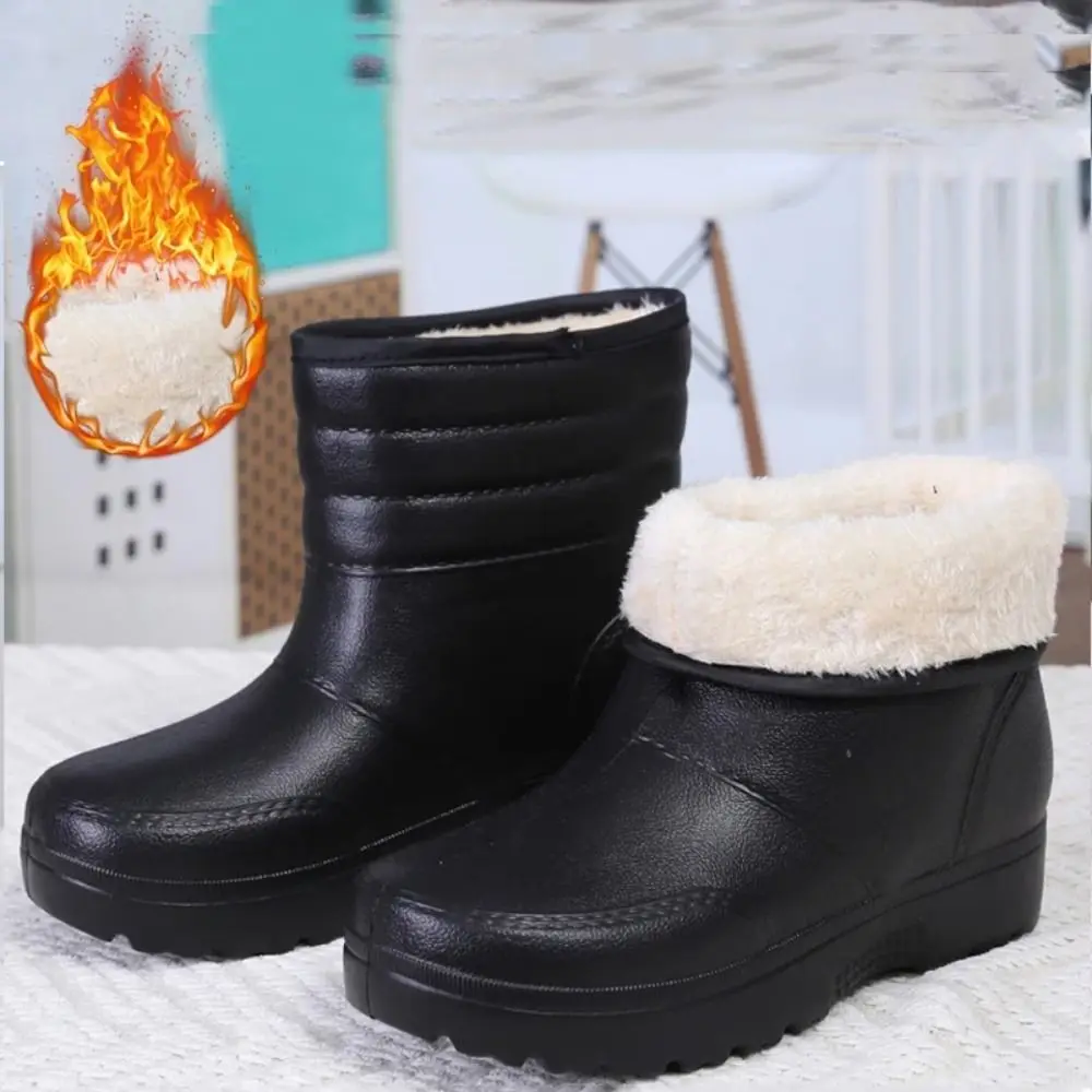 High School Low Tube Winter Warm Lining Warmer Soft Rain Boots Liner Shoe Cover Accessories Coldproof