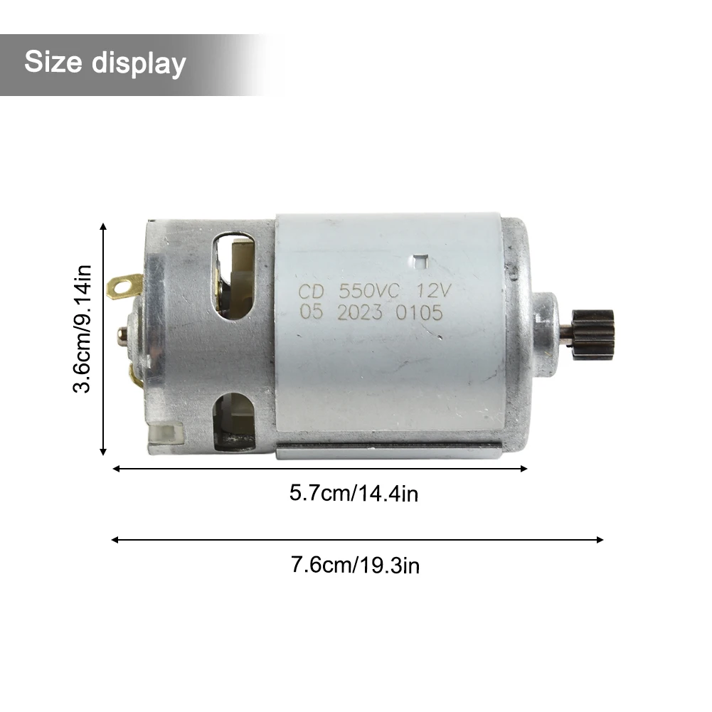 Precise and Powerful Drill Motor for Exceptional Results 10 81214 4V Hand Electric Drill Motor 9 Teeth12 Teeth