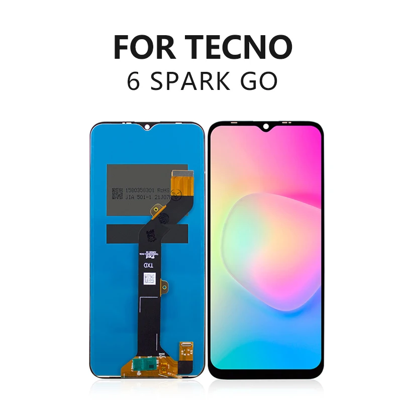 

6.52" Lcd Display For Tecno 6 Spark Go KE5J KE5K Lcd Screen With Touch Screen Panel Digitizer For Tecno Spark Go 2020 KE5 KE5S